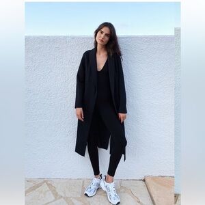 Babaton luxe lounge jacket. XS. Charcoal color. New w/tags.